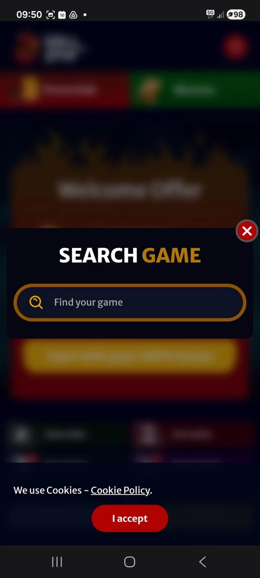 Igralnica HellSpin z lupo za iskanje iger