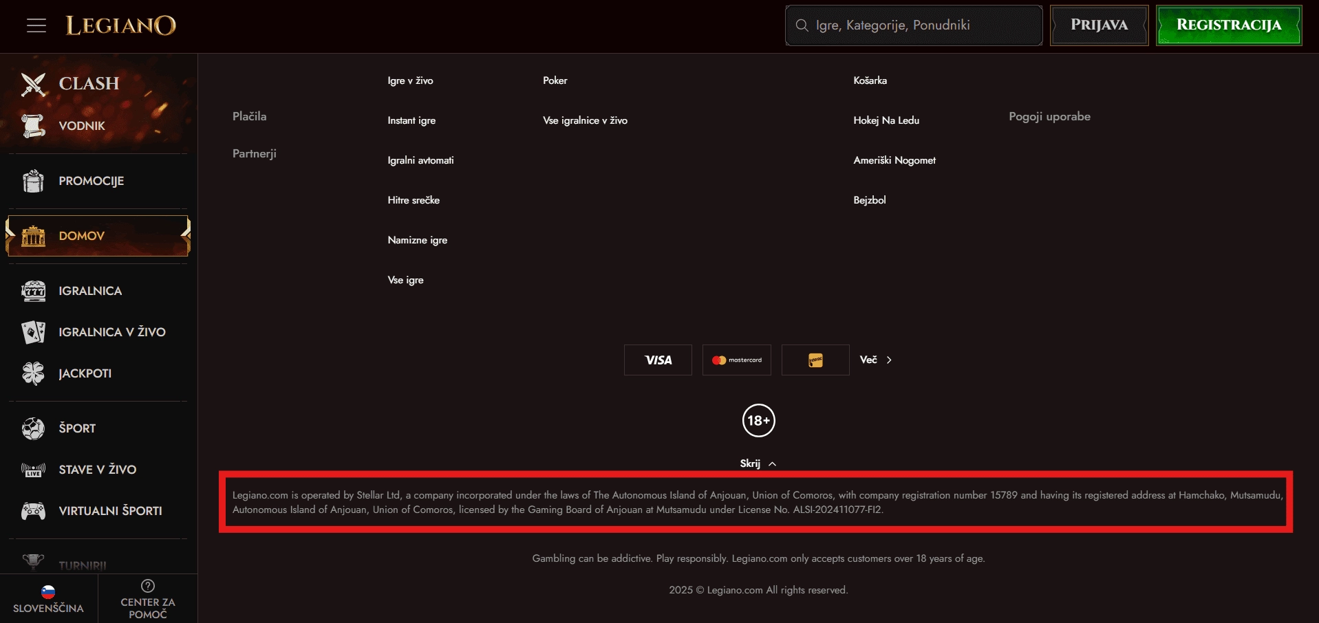 Izbira varne in licencirane spletne igralnice