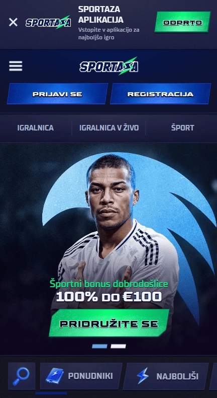 Stave v igralnici Sportaza