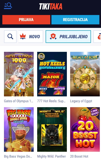 Tikitaka Casino spletne igralne avtomate