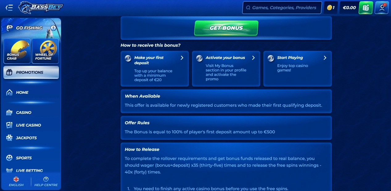 Natančno preberite pogoje bonusov