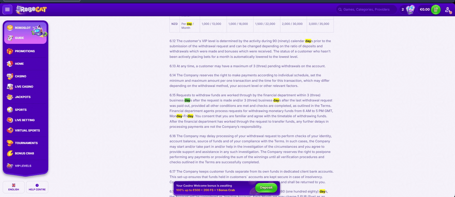 Preverite čas obdelave zahtevkov