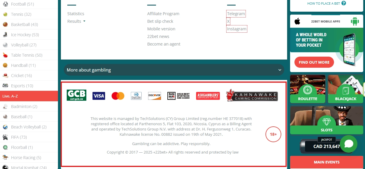 Preverite licenco in ugled spletne igralnice