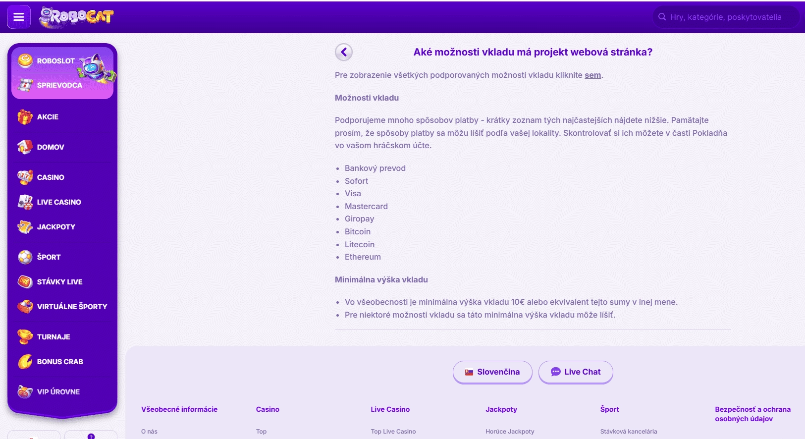 Seznanite se z razpoložljivimi metodami za izplačila