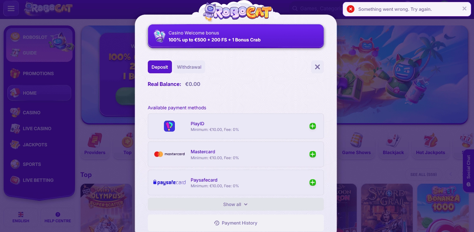 Preusmerjeni ste na razdelek Blagajna